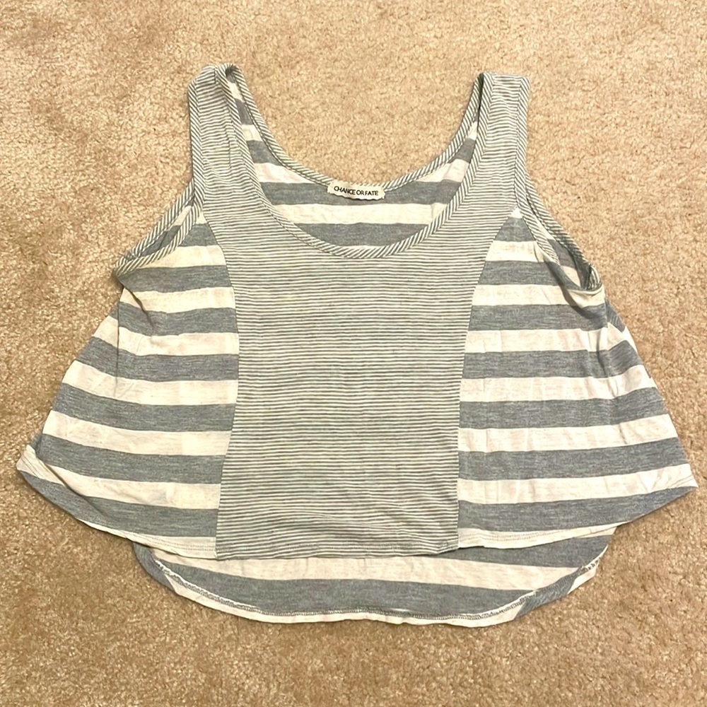 Chance or Fate - Striped Women’s Tank Top